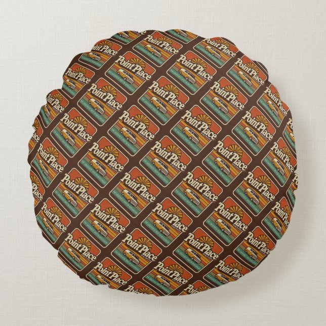 Coussins Ronds Set de table laminé (Devant)