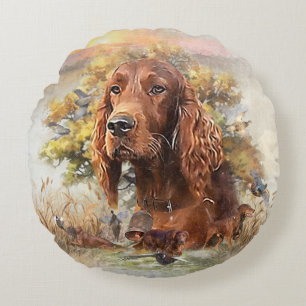 Coussins Ronds Setter irlandais - Oiseau Dog Ultimate Upland