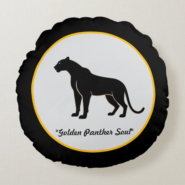 Coussins Ronds "Shadow Leaf Shine" (Devant)