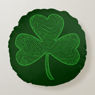 Coussins Ronds Shamrock
