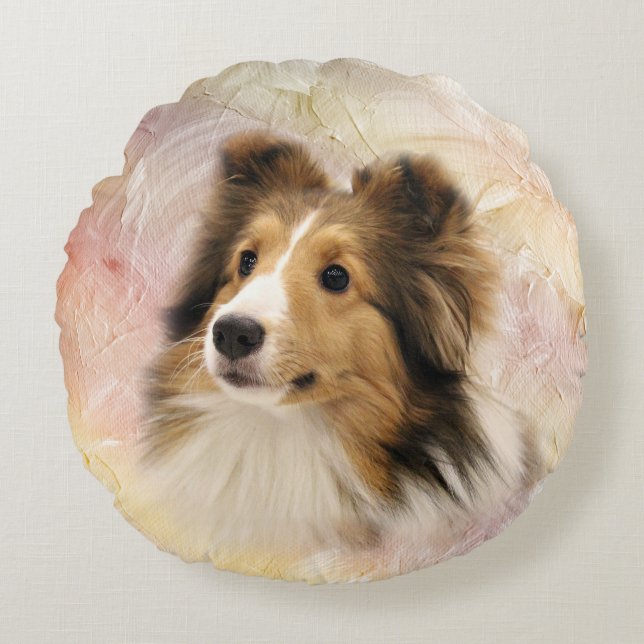Coussins Ronds Sheltie font face (Devant)