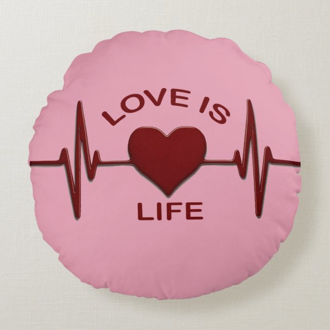 Coussins Ronds Sign of love (Devant)