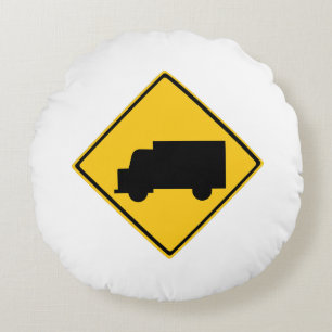 Coussins Ronds Signal d'avertissement de camion routier
