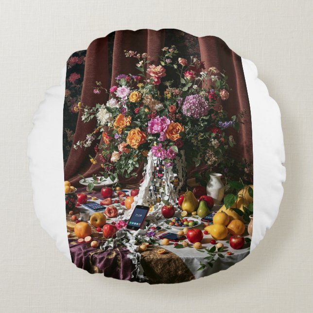 Coussins Ronds Signal fracturé (Devant)