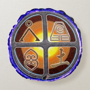 Coussins Ronds Signes terrestres