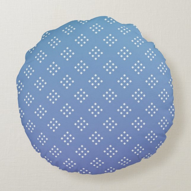 Coussins Ronds Singe blanc moderne (Dos)