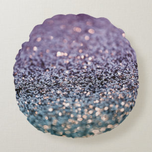 Coussins Ronds Sirène Paillettes Bokeh Glam 2