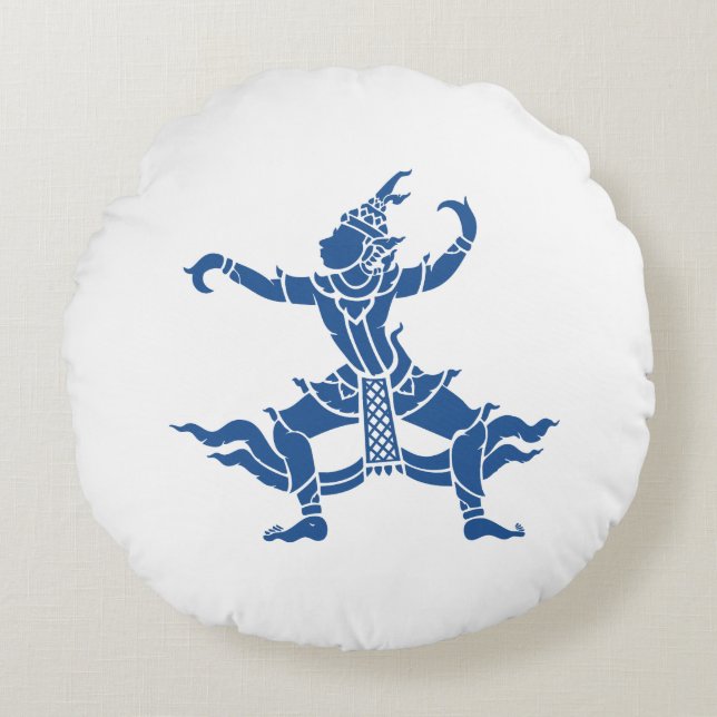 Coussins Ronds SIX Danseuse thaïlandaise ⚠ Thaïlande ⚠ (Devant)