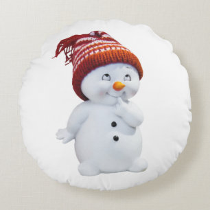 COUSSINS RONDS SNOWMAN JOUEUR