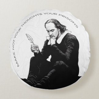 Coussins Ronds Solace contemplative : Méditation Simple, Élégante