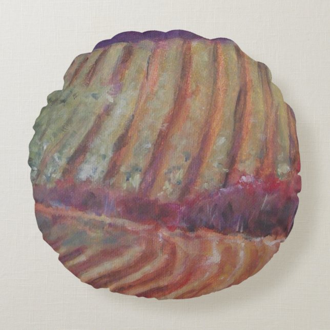 Coussins Ronds Sonoma Vineyards Vin de Californie (Devant)