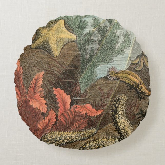 Coussins Ronds Sous la mer (Devant)