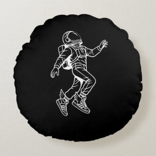 Coussins Ronds Space Kicks : Vol en astronaute ailé
