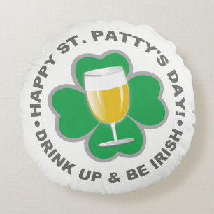 Coussins Ronds St. Patrick's Day jeter oreiller