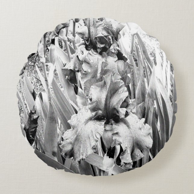 Coussins Ronds Sterling Irises.... (Devant)