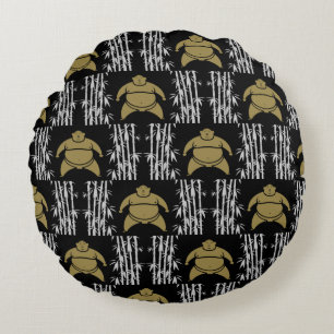 Coussins Ronds Sumo Wrestler