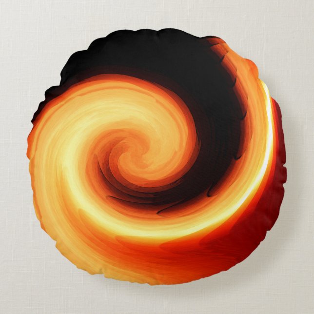 Coussins Ronds Sun Swirl...... (Devant)