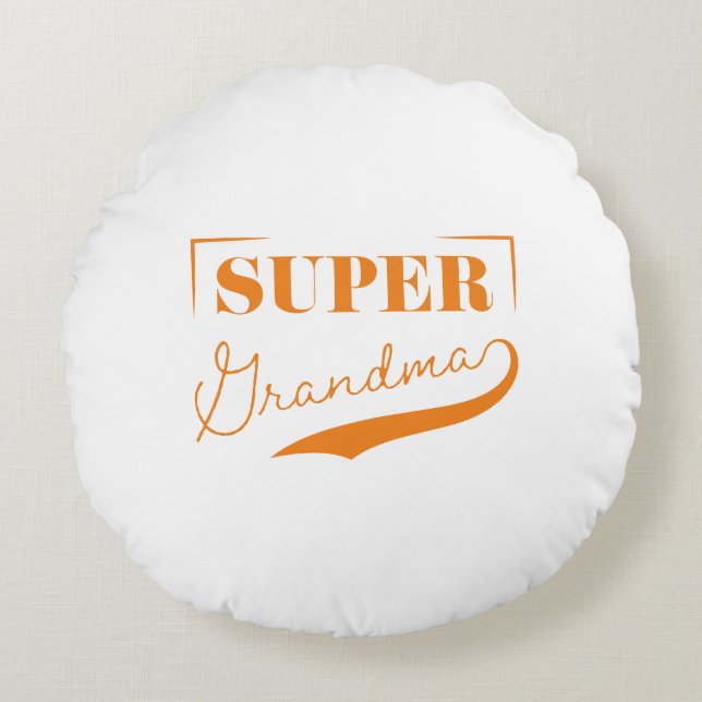 Coussins Ronds Super grand-mère (Devant)