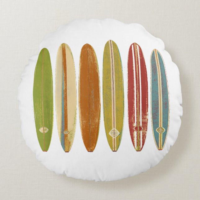 Coussins Ronds Surf de Longboard (Devant)