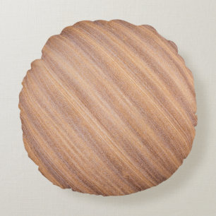 Coussins Ronds surface Brown en bois