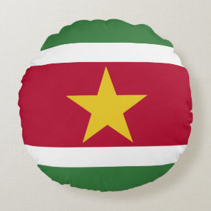 Coussins Ronds Suriname Flag