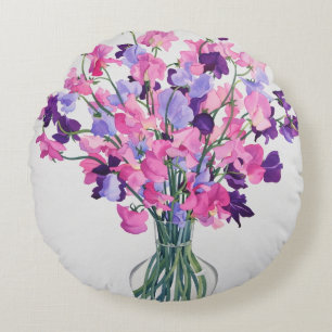 Coussins Ronds Sweetpeas 2007