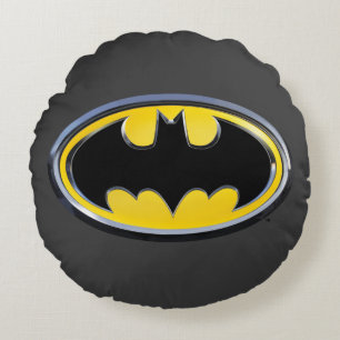 Coussins Ronds Symbole Batman   Logo classique