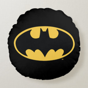 Coussins Ronds Symbole Batman   Logo ovale