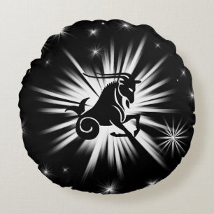 Coussins Ronds Symbole Capricorne