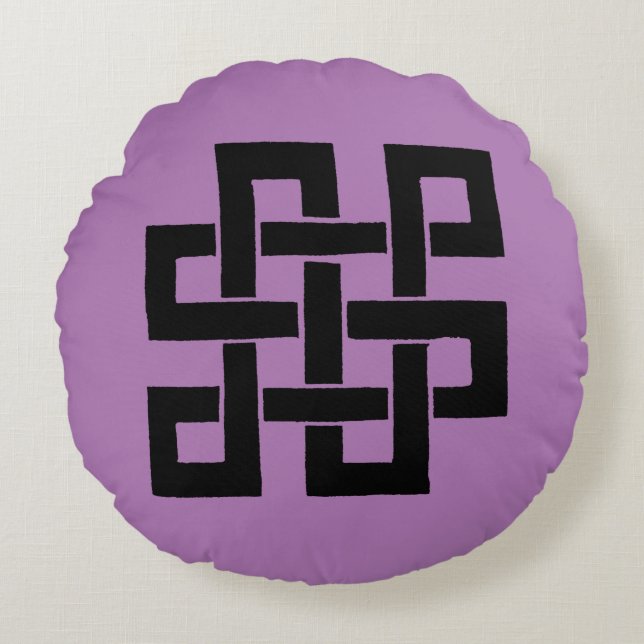 Coussins Ronds Symbole : Nade-Takara-Nusubi (Devant)