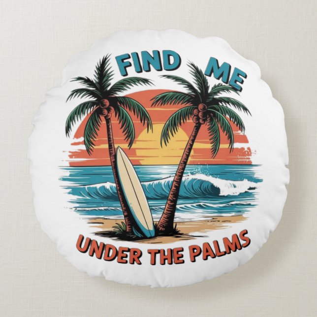 Coussins Ronds T-Shirt (Devant)