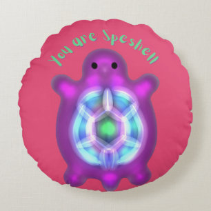 Coussins Ronds T-Shirt Personnalisé Vous Êtes une Tortue Speshell