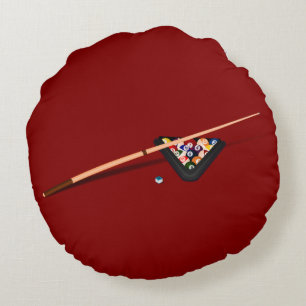 Coussins Ronds Table de billard bordeaux