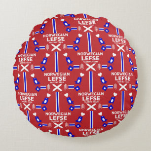 Coussins Ronds Tablier de pain plat Lefse norvégien