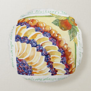 Coussins Ronds Tarte 2014 de mûre d'Apple