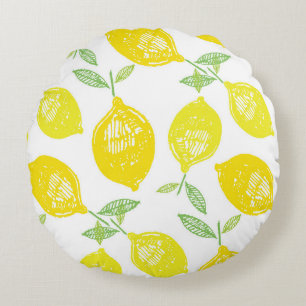 Coussins Ronds Tartes aux fruits tropicaux