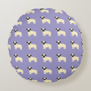 Coussins Ronds Tartufous, Violet Clair