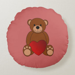 Coussins Ronds Teddy Love