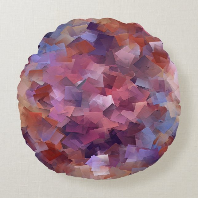 Coussins Ronds Tempête de printemps...... (Devant)