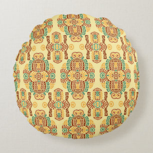 Coussins Ronds Tendance ethnique Vintage : Carrelage sans fil boh