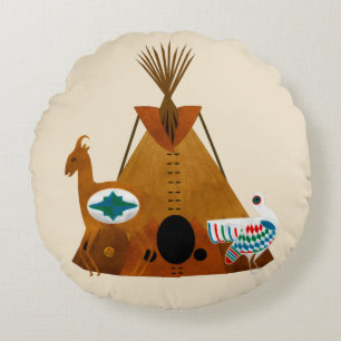 Coussins Ronds Terre mère