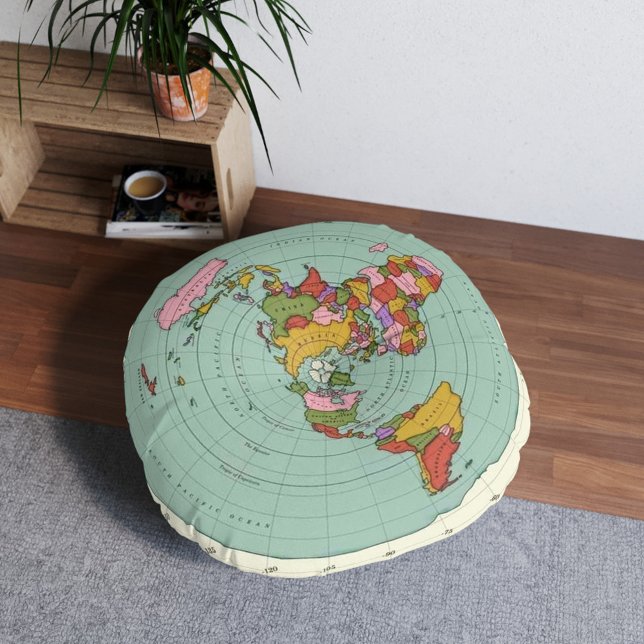 Coussins Ronds Terre plate Oreiller - Décoration unique (Créateur téléchargé)