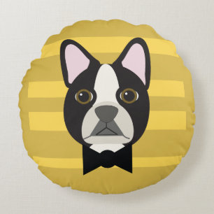 Coussins Ronds Terrier de Boston