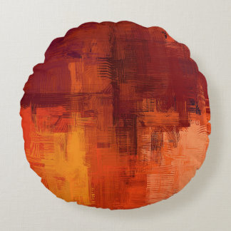 Coussins Ronds texture Abstraite. 2d illustration. Main expressiv