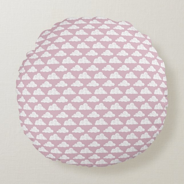 Coussins Ronds Texture Abstraite Moderne (Devant)