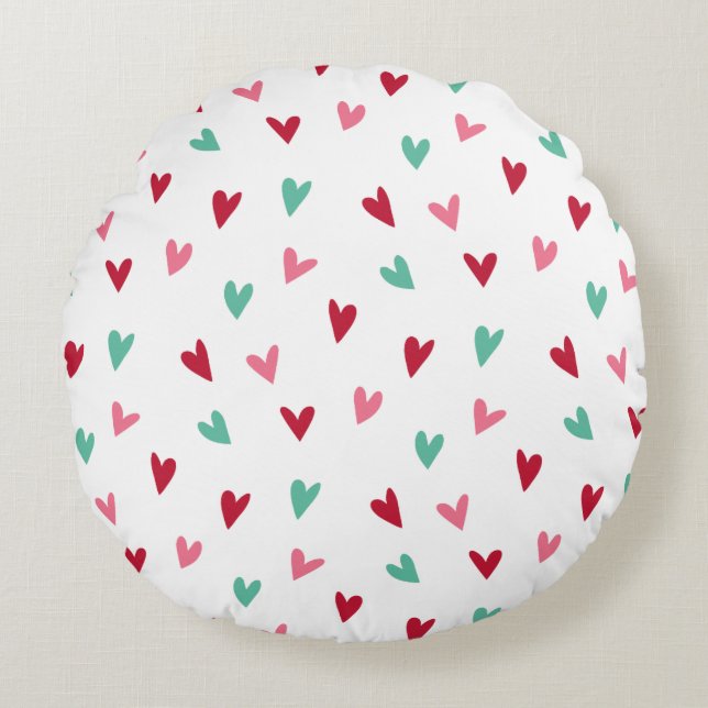 Coussins Ronds Texture Abstraite Moderne (Devant)