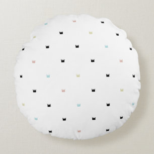 Coussins Ronds Texture Abstraite Moderne