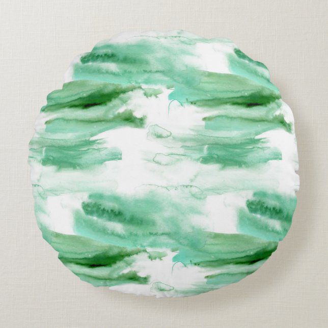 Coussins Ronds Texture Abstraite Moderne (Devant)