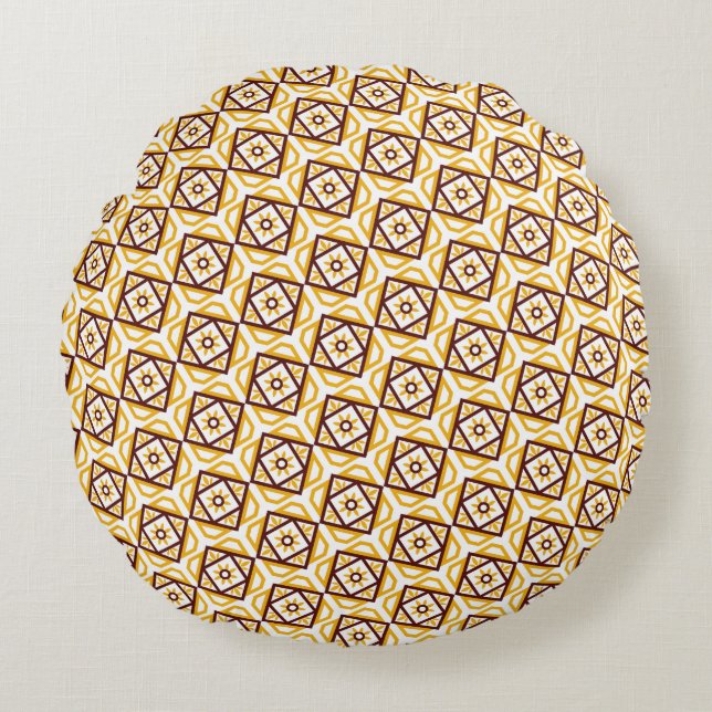 Coussins Ronds Texture Abstraite Moderne (Devant)