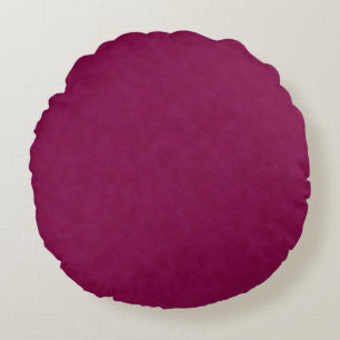 Coussins Ronds Texture de Denim magenta chaud,